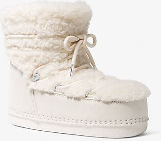 michael kors zelda boot|Zelda Sherpa and Suede Boot .